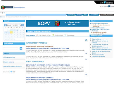 Boletín Oficial del País Vasco - BOPV